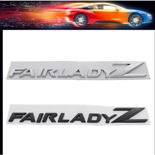 3D Premium Fairlady Z for 370Z 350Z Z34 Xterra Murano X-Trail Qashqai Hood Fender trunk Rear Bonnet Decal Emblem Badge Sticker