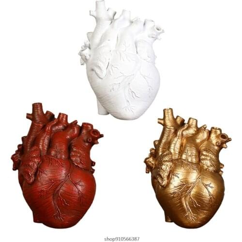 Curvaceous Anatomical Heart Shape Form Bud Vase Vase Anatomical Heart Shape Sculpture Vase A21 21 Wholesales