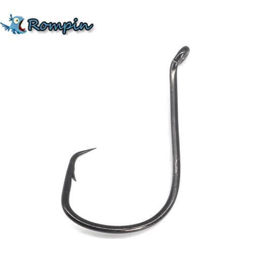 Rompin 50pcs/lot 7384 Octopus Circle Fishing Hooks Sea Fishing Offset Sport Circle Bait Fishhooks Carp Fishing Accessories 1# -5