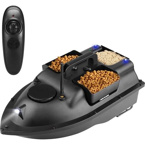 Plug 4.4lb Load 500m rc Fishing Bait Boat RC Fish Finder Rowing Nesting Ship Hook Boat 3 Bait Containers Speedboat Toys