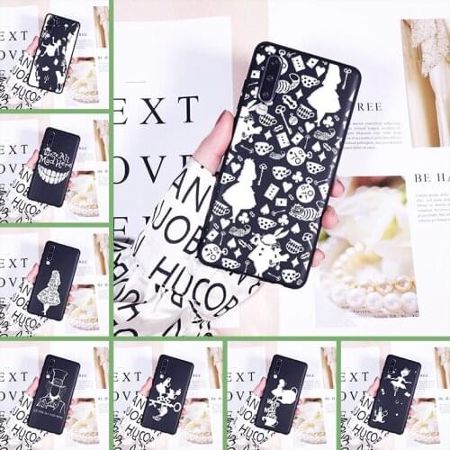 Silicone Case For Huawei P30 Lite Pro P Smart Z Soft Magic Girl Black Cover For Huawei P20 Lite P Smart Plus 2019 Phone Case