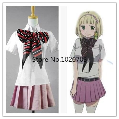 Blue Exorcist Ao no Ekusoshisuto Izumo Kamiki Shiemi Moriyama summer uniforms Cosplay Costume