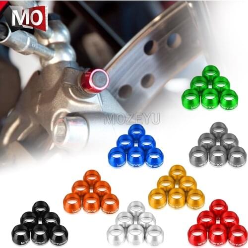 Motorcycle Universal Billet Bleed Valve Cover Kit For HONDA VFR800/F Fi/W1 VTEC VT1100 VT1300 VT250 VT600 VT750 VTR1000F VTR250