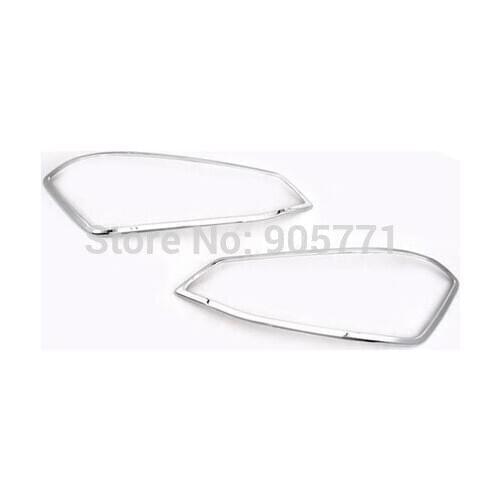 High Quality Chrome Head Light Cover Trim for VW Golf MK7 free shipping