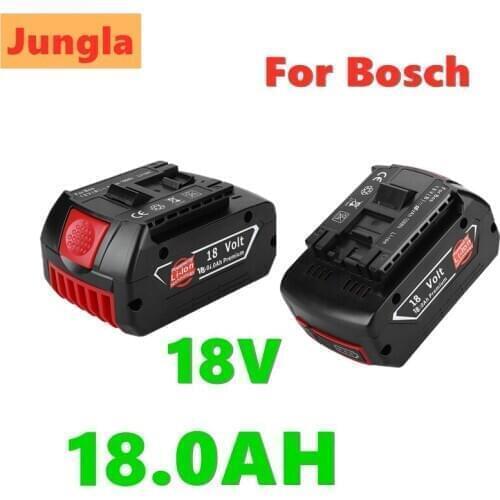 2020 18V 18000mah Rechargeable Li-ion Battery For Bosch 18V Battery Backup 18.0A Portable Replacement BAT609 Indicator light