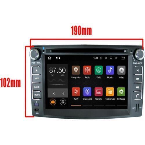 Android 10 system 4+32G car radio player for kia Cerato Spectra Sorento Picanto Carnival LOTZE universal wifi BT RDS FM