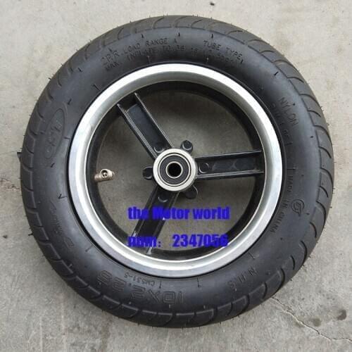 Free shipping10 inch 10X2.25 wheel rim scooter hub aluminum alloy hub frame for electric scooter mini bike