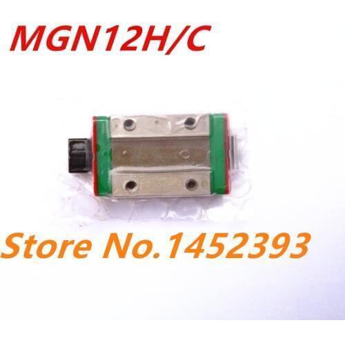 Free shipping MGN12H MGN12C block for MGN12 12mm Linear Guide 12mm linear rail way Long linear carriage for CNC X Y Z Axis