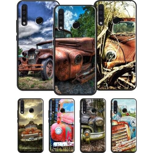 Old Retro Tractors Car Case For Huawei Honor 8X 7X 9X Pro Honor 20 9 10 Lite 10i 7A 8A V20 Y6 Y7 Y9 2019 Nova 5T