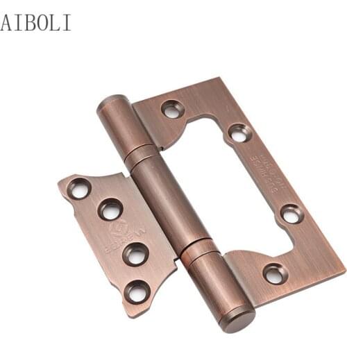 Stainless Steel Letter Free Slotted Hinge for Door and Mother Interior Door Hinge Golden Letter Hinge for Door with One Piece