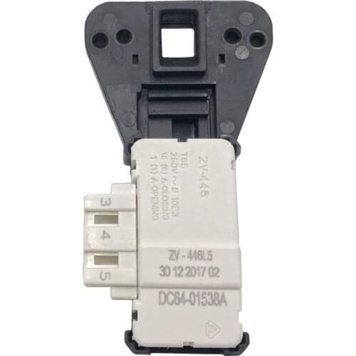 3 Insert Electronic door lock delay switch ZV-446L5 For Samsung Drum washing machine DC64-01538A METALFLEX ZV-446 Parts