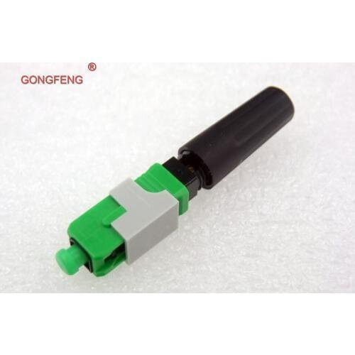 GONGFENG 100pcs HOT SELL New Style SC/APC Optic Fiber Fast Connector Side Open FTTH Embedded Quick Connector Special Wholesale