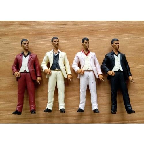 Mini pvc figure model toy soccer player 20pcs/set