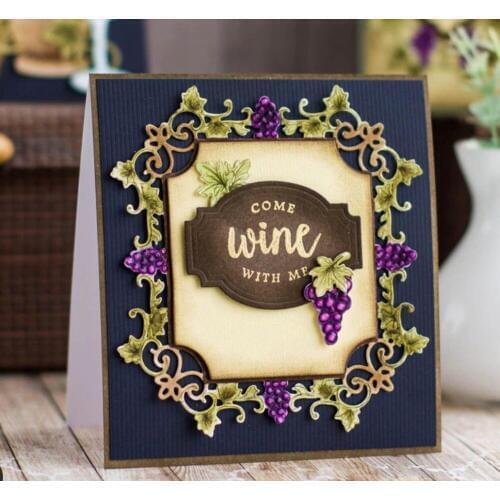 Personality Label Frame Metal Cutting Dies Stencil for DIY Scrapbooking Album Embossing Paper Cards Deco Crafts Die Cuts