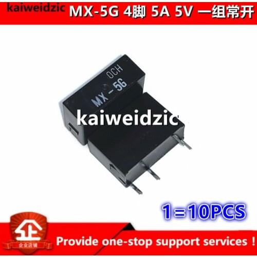 Kaiweikdic New imported original MX-5G MX-12G MX-24G Power relay 4 pin 5A 5V 12V 24V one group normally open