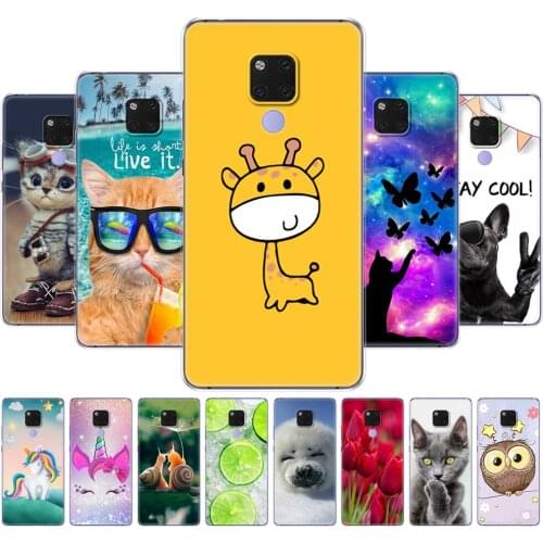 Soft Case For Huawei Mate 20 pro Transparent silicon Phone For Huawei Mate 20 X Cover Coque Capa for mate20