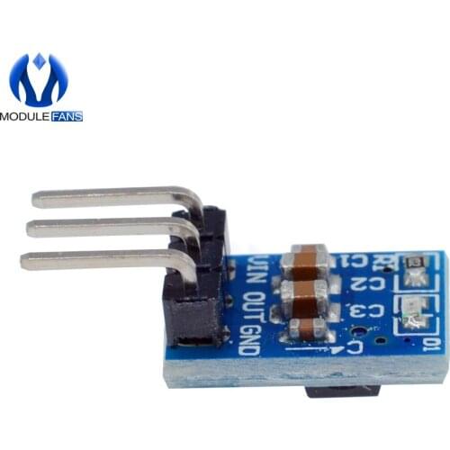5pcs 5V To 3.3V DC-DC Step Down Power Supply Buck Module AMS1117 800MA Automatic Adjustable Boost Board Start Limit Voltage