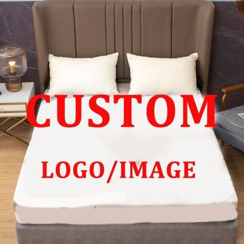 Custom 3D Printed Bed Sheet With Elastic,Fitted Sheet for Kids/Baby/Child/Girl/Adults,Cartoon/Star/Family Photo Mattress Cover