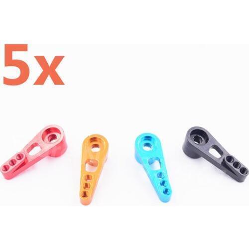 5Pieces RC Cars 25T Tooth Steering Half Servo Arms Horn For RC Hobby Model Car/Boat Wltoys 12428 12429