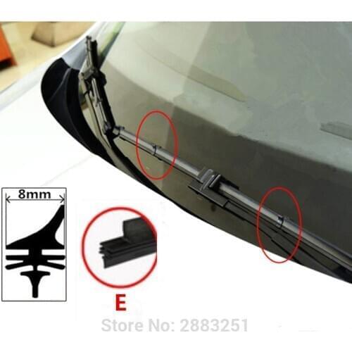 Free shipping Car Wiper Blade Insert Rubber strip (Refill) for BMW X1 X3 E46 E90 E60 E39 E36 F30 F10 X5 E53 G30 car accessories