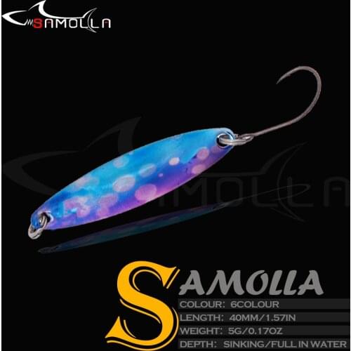 Fish Tackle 2021 Spoon Fishing Lures Weights 5g Articulos De Pesca Isca Artificial Bait Jigs Pesca Saltwater Metal Lure For Carp