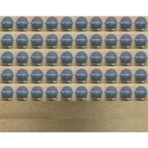 50 pcs New Replacement Ball Head Mesh Microphone Grille for Shure BETA58 BETA58A SM 58 SM58S SM58LC