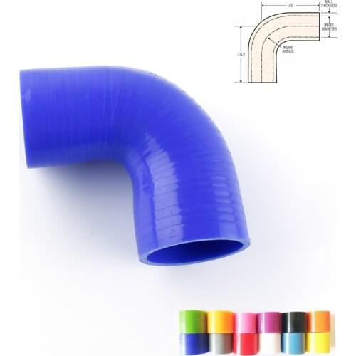 90 Degree 51mm 2 inch Silicone Hose Bend Pipe Elbow