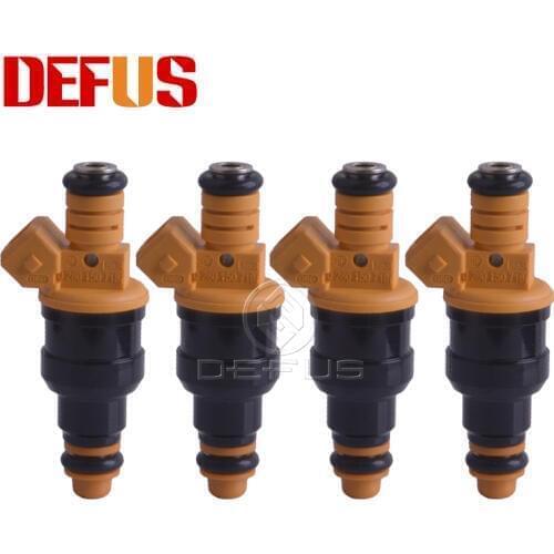 DEFUS 4X Fuel Injector Bico 0280150718 For Excursion Mustang F150 F250 F350 E150 E350 4.6 5.0 5.4 5.8 Lincoln Mercury 0280150909