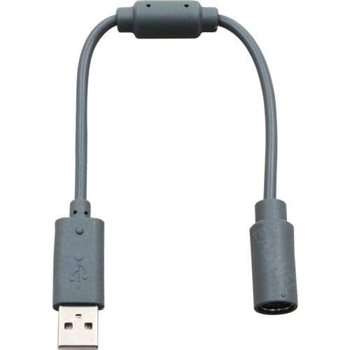 USB Breakaway Cable Cord Adapter For Xbox 360 PC Wired Controller