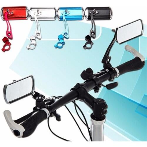 2pcs/lot Bike/bicycle rear view mirror classic cycling rectangle reflector handlebar end Rear