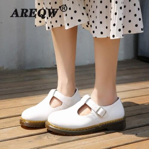 Women Student Shoes Japanese Style Ankle Strap Round Toe High Heels Platform Leather Shoes Cute Lolita JK Girls Mary Jane Shoes