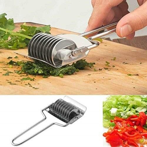 1PC Gadget Stainless Steel Onion Chopper Slicer Garlic Coriander Cutter Cooking Tool for Kitchen Good Helper