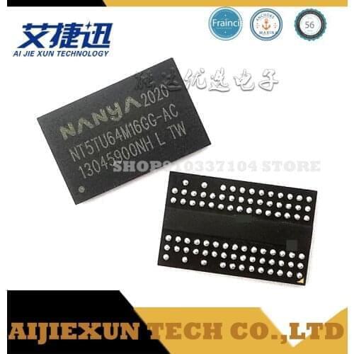 10pcs/lot NT5TU64M16GG-AC DDR2 1Gb SDRAM Memory IC CHIPS NEW AND ORIGIANL
