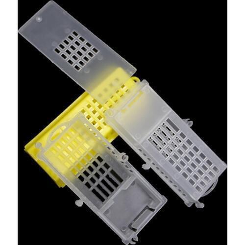 2PCS Queen Bee Post Cage Transparent Move Transmit Mail Box Insect House Plastic Rearing Tools Beekeeping Equipment Supplies