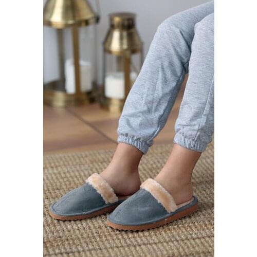 A0024-20Gri Pink Potin Gray unisex Home Slipper A0024-20