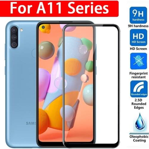 A12 M12 Full Screen Protector Protective Glass for Samsung Galaxy A11 A115f M11 M115f Safsty Glas 9H Tempered Film on M A 11 12