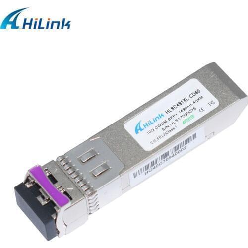 Free Shipping by DHL! 10GBASE-ER Duplex LC 10G 1490nm 40km ER CWDM SFP+ with DOM Function