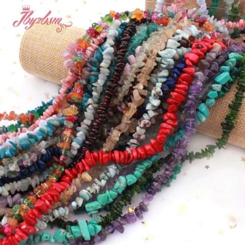 4-7mm Natural Lapis Kyanite Opal Quartz Freeform Chip Stone Beads For Christmas Gift DIY Necklace Bracelet Jewelry Making 16"