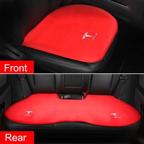 For Tesla model 3 Model S Model X Car Seat Covers Protection Auto Seats Cushion Pad Mats Chair Protector Interior Accessories