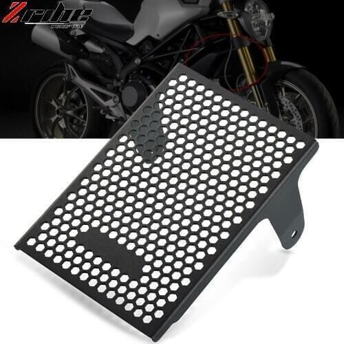 Motorcycle Accessories Radiator Grille Guard Cover For Ducati Monster 1100 796 S EVO 2009-2016 2010 2011 2012 Oil Cooler Guard