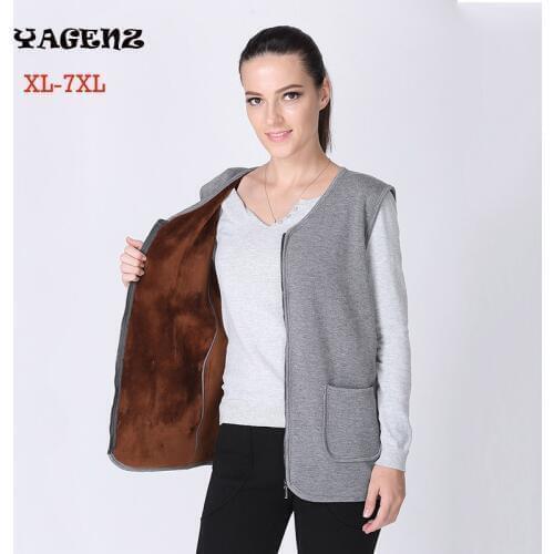 New 2018 Autumn Winter Women Super Soft Thicken Warm Velvet Jacket Coat Outerwear Women Winter Plus Size xL-7xL C23
