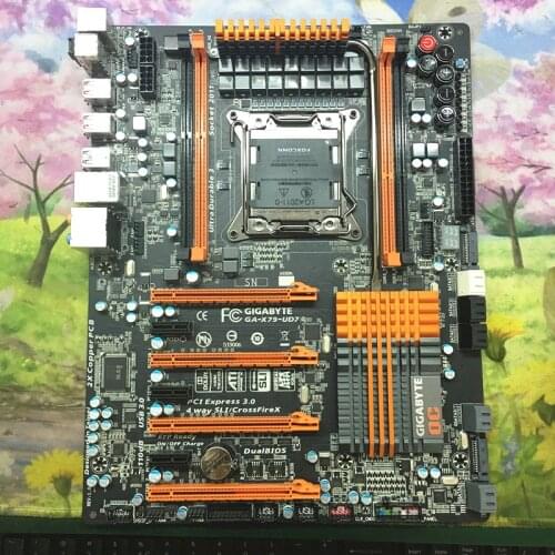 For Gigabyte GA-X79-UD7 X79-UD7 DDR3 LGA2011 support E5 2670 32nm I7 3960X X79 motherboard (P9X79 PRO DELUXE WS SABERTOOTH X79 )