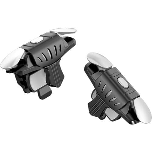 Mobile PUBG Gamepad Joystick L1 R1 Shooter Button Triggers Metal Fire Button For IPhone Android Call Off Duty joystick