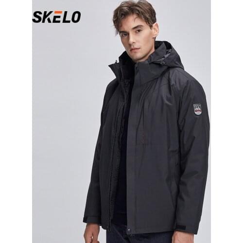 2020 Mens Winter Ski Jacket Hooded Mid-length Fashion Parka Men Snowboarding Jacket With Hooded Casual Thicken Warm Overcoat
