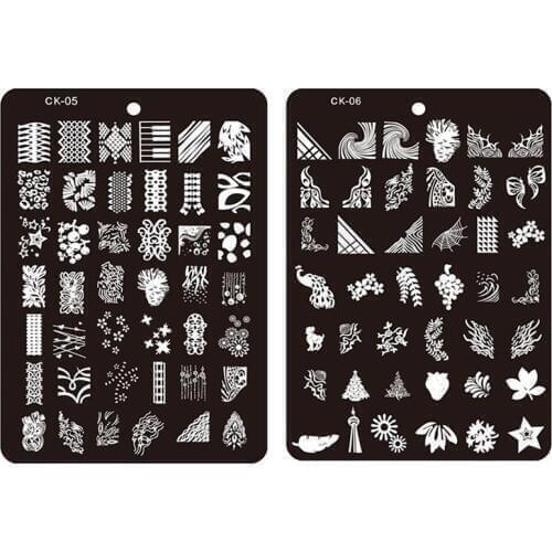 XL Size Nail Art Image Plate MIX Design Plate 27 Different Designs For Your Liberally To Pick Nail Stamping Plate