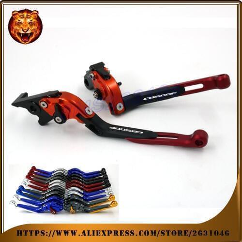Adjustable Folding Extendable Brake Clutch Lever For HONDA CB500F CB500F/X 2013 2016 RACING WITH LOGO Motorcycle 2014 2015