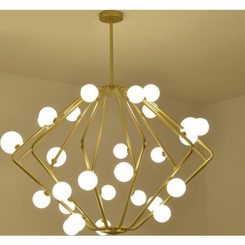 Nordic Pendant Light lighting clothing store LED Suspension Lamp designer bedroom glass bubble ball Home Pendant Lighting PA0114