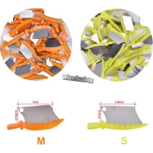 40 pcs/box Dental Wedge Knife prime teeth interproximal plastic wedge knife with dental stainless steel matrix Dental Matrices