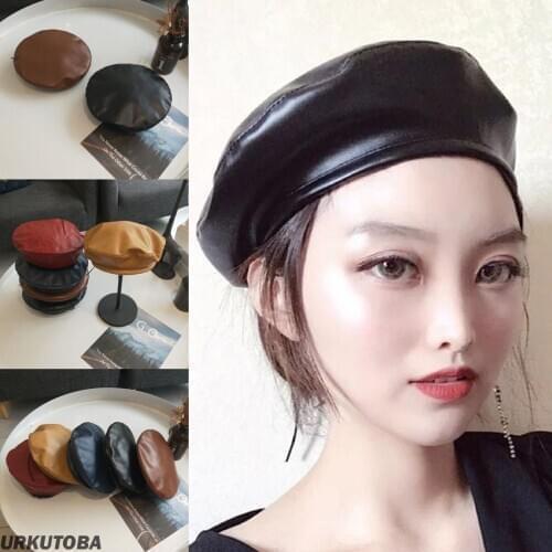 Thefound Women's Leather Hats