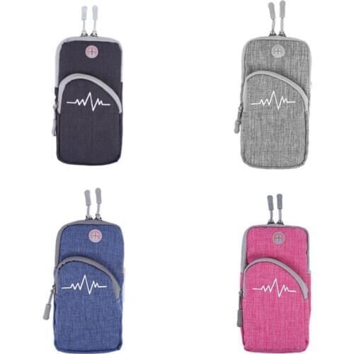 Universal Waterproof Sport Arm Bag Running Jogging Gym Arm Band Mobile Phone Bag With Elastic Arm Belt